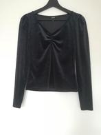 Monki Velours Top Zwart maat XS, Zwart, Ophalen of Verzenden, Zo goed als nieuw, Maat 34 (XS) of kleiner