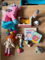 Speelgoed, boekjes, houten trekdier, auto, stapeltoren etc, Ophalen of Verzenden, Zo goed als nieuw, Overige typen