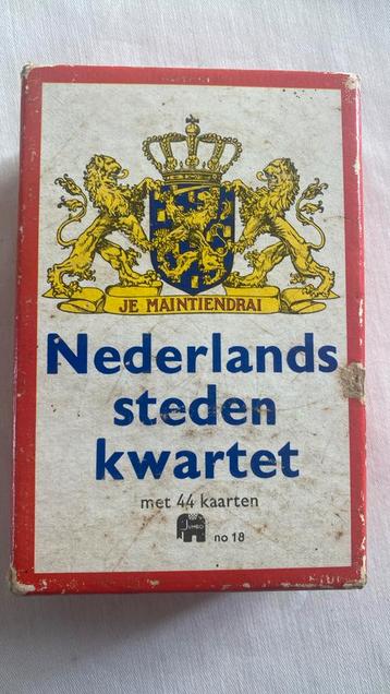 Kwartetspel Jumbo Nederlandse steden vintage beschikbaar voor biedingen