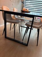 Marmer Look Eettafel, Ophalen, 100 tot 150 cm, Zo goed als nieuw, Vier personen