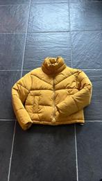 Mooie warme winterjas met kraag mt 36, slechts 2 x gedragen, Kleding | Dames, Jassen | Winter, Verzenden, Geel, Maat 36 (S), Clockhouse  C&A