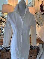 Chique, originele Witte dames-blouse B u r b e r r y, 38/M, Verzenden, Zo goed als nieuw, Maat 38/40 (M), Wit
