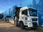 2015 MAN TGS Kraanvrachtwagen met kraan HIAB en aanhangwagen, Auto's, Euro 6, Bedrijf, Te koop, MAN
