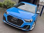 Audi A1 Sportback 40 TFSI S-Line Sfeer Keyless Led Navi, Auto's, 4 cilinders, 1984 cc, Blauw, Leder en Stof