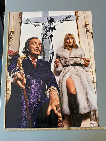 Vintage Poster van Salvador Dali & Amanda Lear beschikbaar voor biedingen
