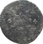 Spaanse Nederlanden - Vlaanderen 0,25 patagon 1624 (zilver), Postzegels en Munten, Zilver, Overige waardes, Ophalen of Verzenden