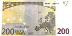 200 EURO  HANDTEKENING DUISENBERG LETTER P NEDERLAND, Postzegels en Munten, Bankbiljetten | Europa | Eurobiljetten, Verzenden