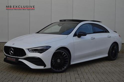 Mercedes-Benz CLA 180 AMG Facelift Night Edition1 AUT7 (2024, Auto's, Mercedes-Benz, Bedrijf, Te koop, CLA, 360° camera, ABS, Achteruitrijcamera