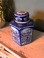 Prachtige porseleinen pot met deksel (26 cm), Antiek en Kunst, Ophalen of Verzenden