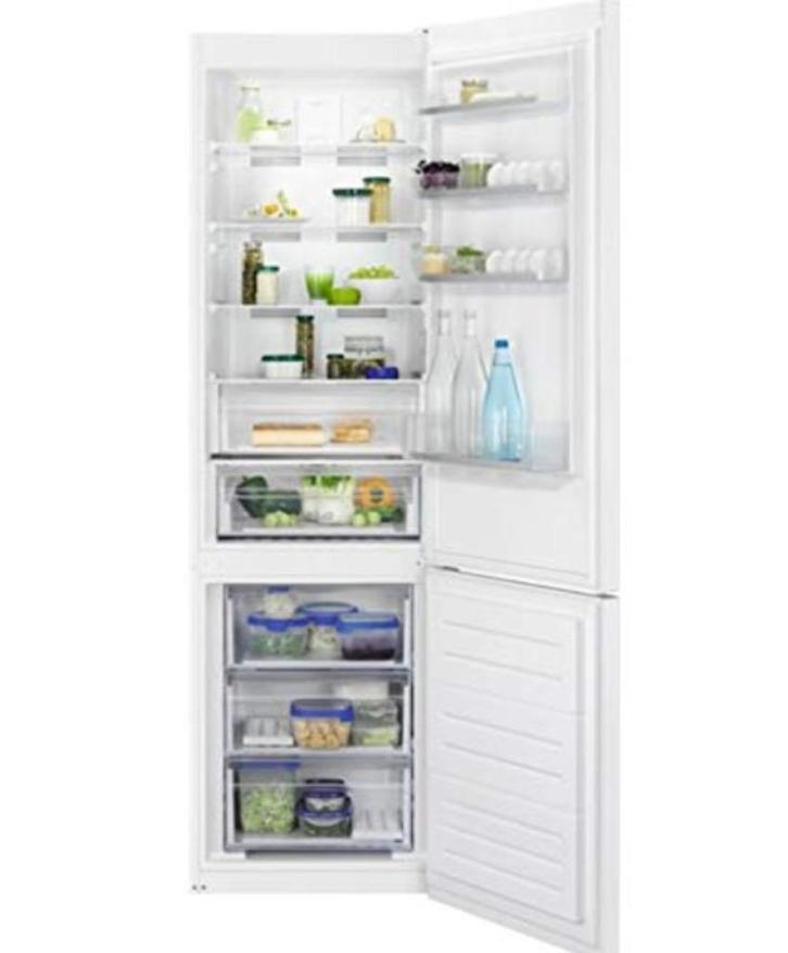 Zanussi ZNLE18FS1 koel-vriescombinatie, Witgoed en Apparatuur, Koelkasten en IJskasten, Gebruikt, Met aparte vriezer, 200 liter of meer