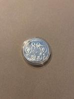 Verzilverde  herdenkingsmunt 80 jaar vrijheid 1945-2025, Postzegels en Munten, Munten | België, Ophalen of Verzenden, Zilver, Losse munt