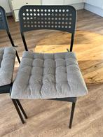 IKEA zwarte stoelen, Ophalen, Zo goed als nieuw, Zwart, Twee