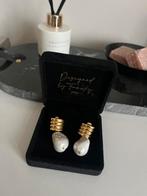 Nieuwe Franky Amsterdam pearl oorbellen, Sieraden, Tassen en Uiterlijk, Oorbellen, Hangers, Nieuw, Ophalen of Verzenden, Goud