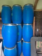 Regenton / blauwe ton / blauw vat / voerton, Tuin en Terras, Regentonnen, 75 tot 150 liter, Ophalen of Verzenden, Zo goed als nieuw