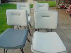 4 stoelen, Huis en Inrichting, Stoelen, Ophalen, Gebruikt, Metaal, Vier