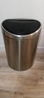 Brabantia duo touch vuilnisbak, Huis en Inrichting, Woonaccessoires | Prullenbakken, Ophalen, 50 tot 75 cm, 40 liter of meer, Zo goed als nieuw