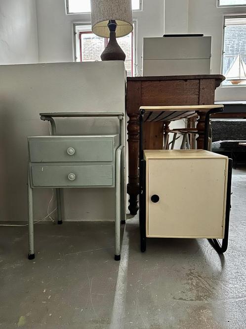 SALE: vintage Auping nachtkastjes, midcentury, Huis en Inrichting, Slaapkamer | Nachtkastjes, Gebruikt, Hout, Ophalen