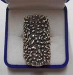 Prachtige zilveren royale modernist ring maat 16.5 nr.1094, Sieraden, Tassen en Uiterlijk, Ringen, Verzenden, Dame, Zilver, Zilver