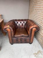 Chesterfield Fauteuil, Huis en Inrichting, Fauteuils, Ophalen, Gebruikt, 75 tot 100 cm