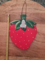 Klembord/clipboard, aardbei, lengte 24 cm, Huis en Inrichting, Woonaccessoires | Memoborden, Ophalen of Verzenden