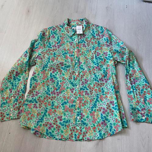 NIEUW mintgroen gebloemd J.CREW blouse / overhemd mt XL, Kleding | Dames, Blouses en Tunieken, Zo goed als nieuw, Maat 46/48 (XL) of groter