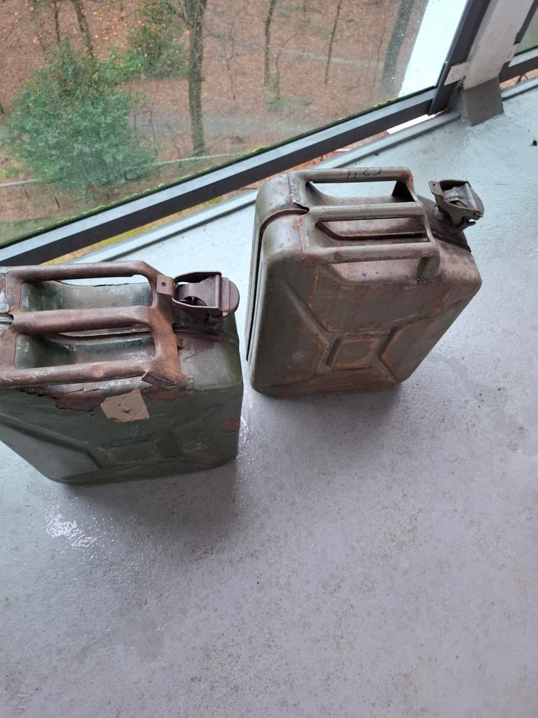 Metalen Jerrycan 20 Liter - Benzine, Ophalen, Gebruikt, Universele onderdelen