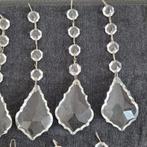 20 strengen pegels diamant vlieger onderdelen kroonluchter, Ophalen of Verzenden, Gebruikt, Glas