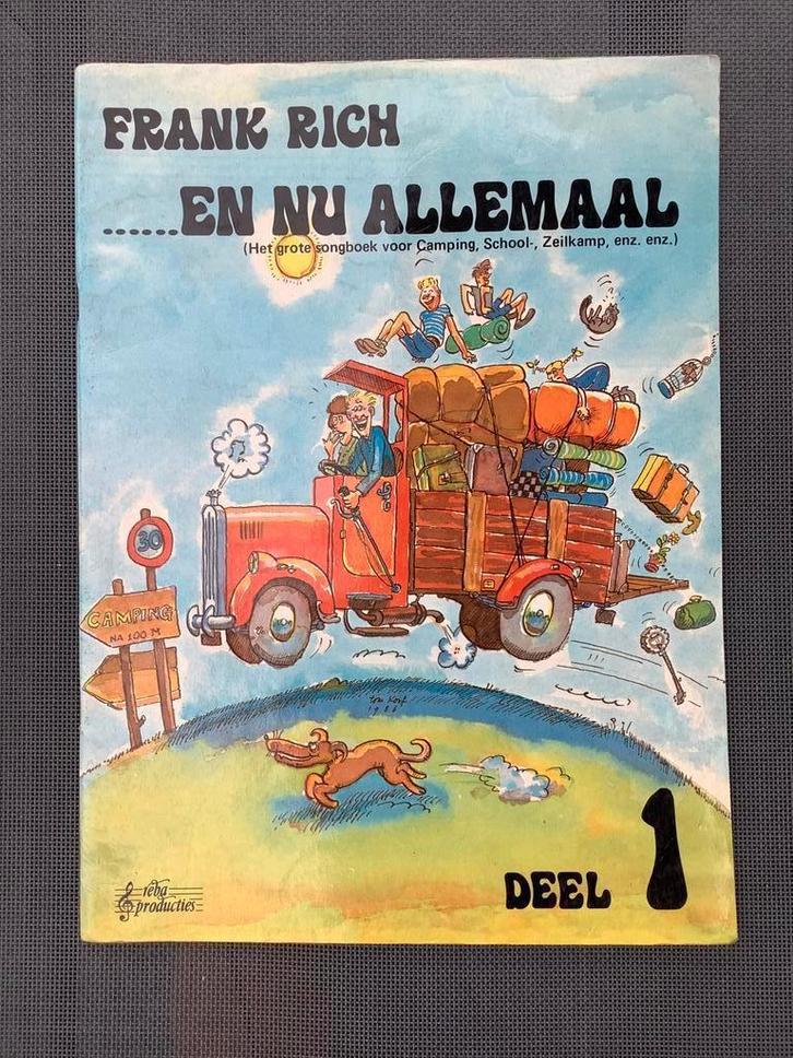En nu allemaal - Frank Rich - Deel 1 - ruim 100 meezingers, Muziek en Instrumenten, Bladmuziek, Artiest of Componist, Populair