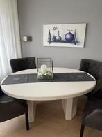 Leuke vintage ovale eettafel, Ophalen, Gebruikt, 100 tot 150 cm, Vintage
