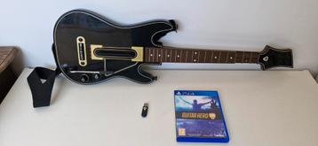 guitar hero live inclusief dongle en gitaar beschikbaar voor biedingen