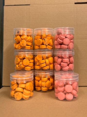 Pop-up toppers 15mm Hot peach & Squid octopus beschikbaar voor biedingen