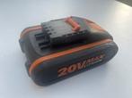 Worx Powershare 20V accu 2,0Ah 4,0Ah of 6,0Ah, Ophalen of Verzenden, Zo goed als nieuw