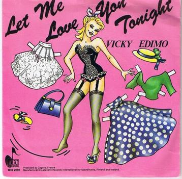 Ruil of koop Vicky Edimo "Let me love you tonight" (1980)