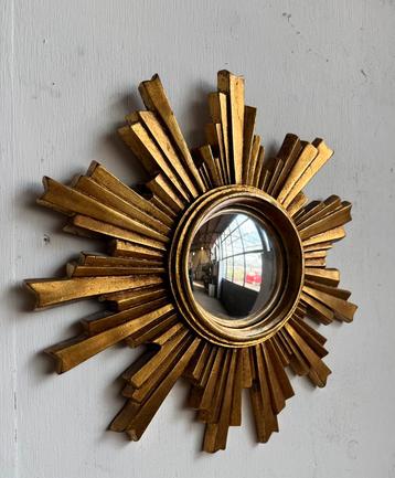 Vintage Sunburst spiegel – heksenoog – 35 cm beschikbaar voor biedingen
