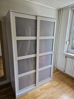 Witte IKEA kledingkast (KVIKNE), Huis en Inrichting, Kasten | Kledingkasten, Ophalen, Gebruikt, 100 tot 150 cm, Met hangruimte