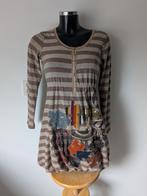 Bruin desigual jurkje M, Maat 38/40 (M), Bruin, Ophalen of Verzenden, Lange mouw