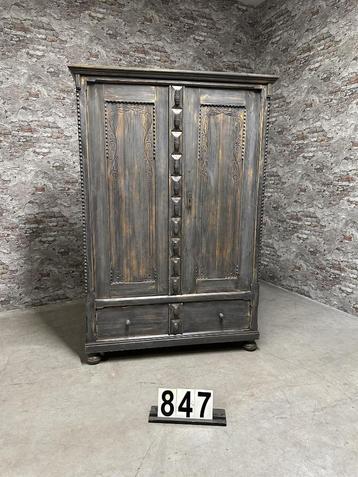 Grenen 2 deurs kast | Vintage look nr.847 beschikbaar voor biedingen