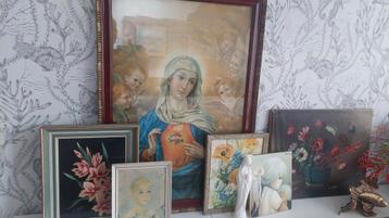 Vintage Schilderijen Collectie - Religieus & Meer beschikbaar voor biedingen
