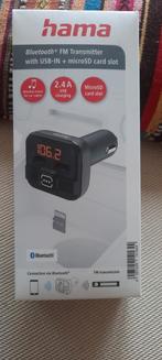 HAMA Bluetooth FM transmitter zgan!, Auto diversen, Carkits, Verzenden, Zo goed als nieuw