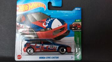 Honda Civic Custom 1:64 3inch Hotwheels Pol  beschikbaar voor biedingen