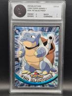 Blastoise 1999 topps Series 1 #09 woetoe grading 7, Hobby en Vrije tijd, Verzamelkaartspellen | Pokémon, Verzenden, Zo goed als nieuw