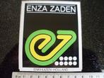sticker enza zaden enkhuizen logo, Verzamelen, Verzenden, Zo goed als nieuw, Bedrijf of Vereniging