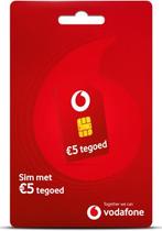 Vodafone Prepaid SIMkaart - €5 Beltegoed - Nieuw, Ophalen of Verzenden, Nieuw, Vodafone, Prepaidkaart
