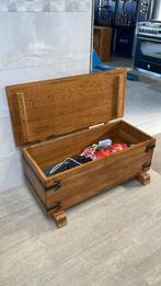 Houten ''retro'' kist, Ophalen, Minder dan 50 cm, Gebruikt, 50 tot 100 cm