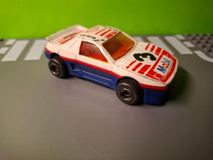 Majorette 206 - Pontiac Fiero [wit] 1/55, Hobby en Vrije tijd, Modelauto's | Overige schalen, Gebruikt, Auto, Ophalen of Verzenden