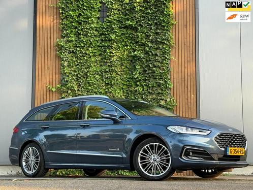 Ford Mondeo Wagon 2.0 IVCT HEV Vignale NAP|TREKHAAK|LEDER|DE, Auto's, Ford, Bedrijf, Te koop, Mondeo, ABS, Achteruitrijcamera