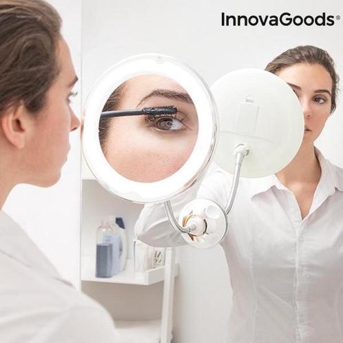 Innovagoods Led Vergrotende  Spiegel met Flexibele Arm, Huis en Inrichting, Woonaccessoires | Spiegels, Nieuw, Minder dan 50 cm