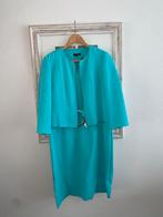 Caroline Biss Kostuum Jurk & Jasje Maat 44, Kostuum of Pak, Blauw, Maat 42/44 (L), Ophalen of Verzenden