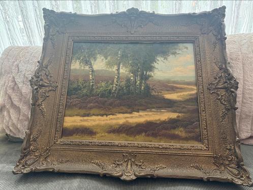 Schilderij J. de Goederen zie foto's, Antiek en Kunst, Kunst | Schilderijen | Klassiek, Ophalen