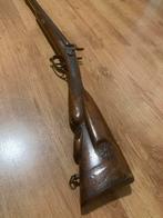 VRIJGESTELD dubbel loops percussie geweer cal.16 onklaar, Ophalen of Verzenden, Landmacht, Overige gebieden, Overige typen